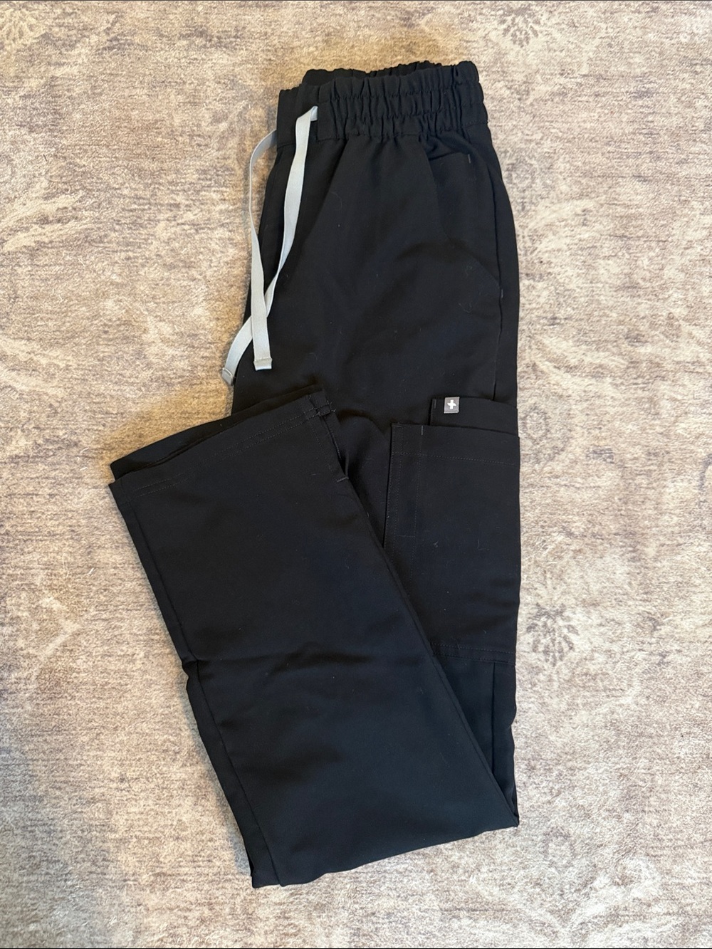 Figs- Women’s Black High Waisted Dowa Scrub Pant- Small Regular